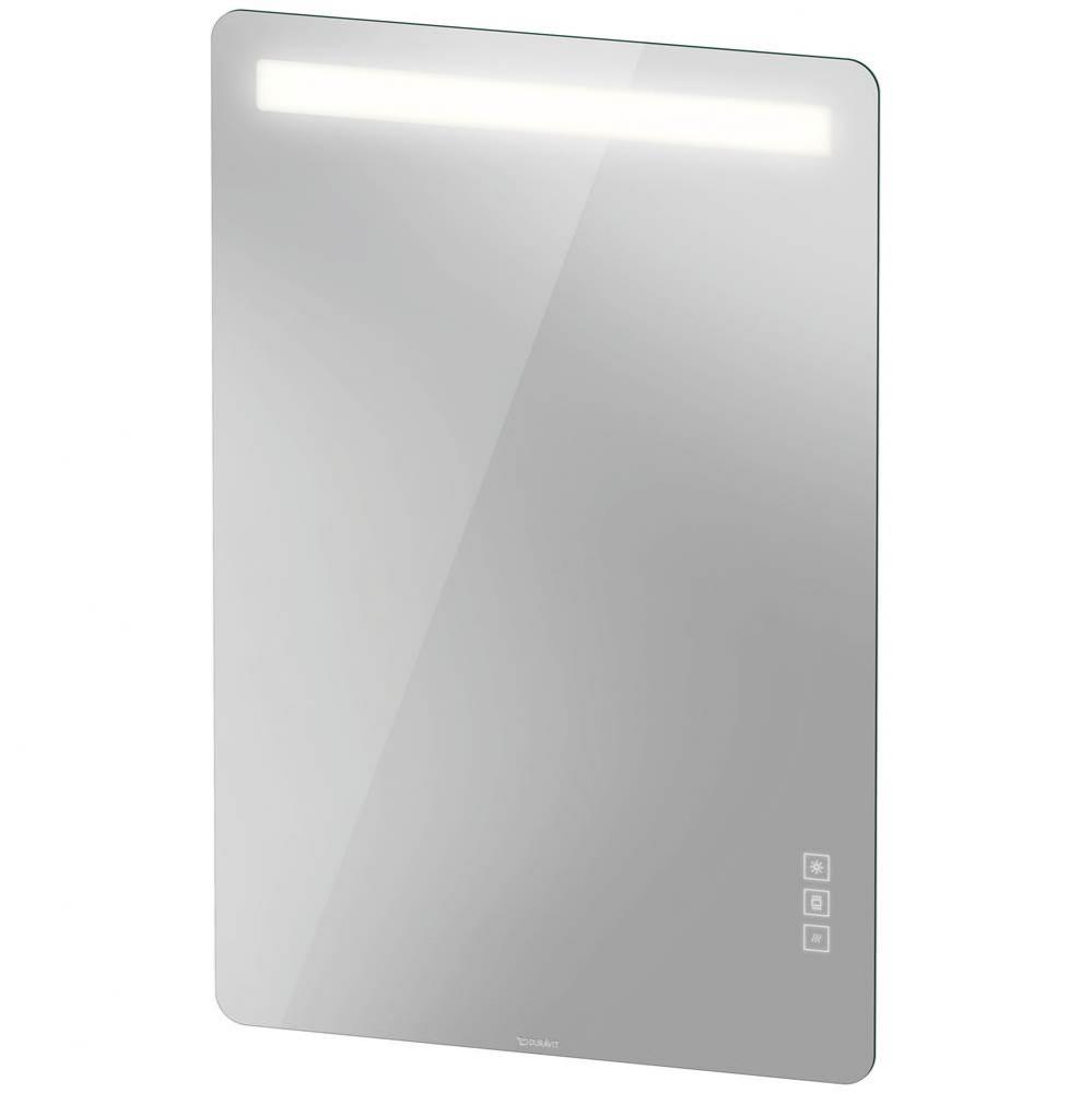 Duravit Luv Icons Control LED Mirror in Aluminum, 2700K - 6500K