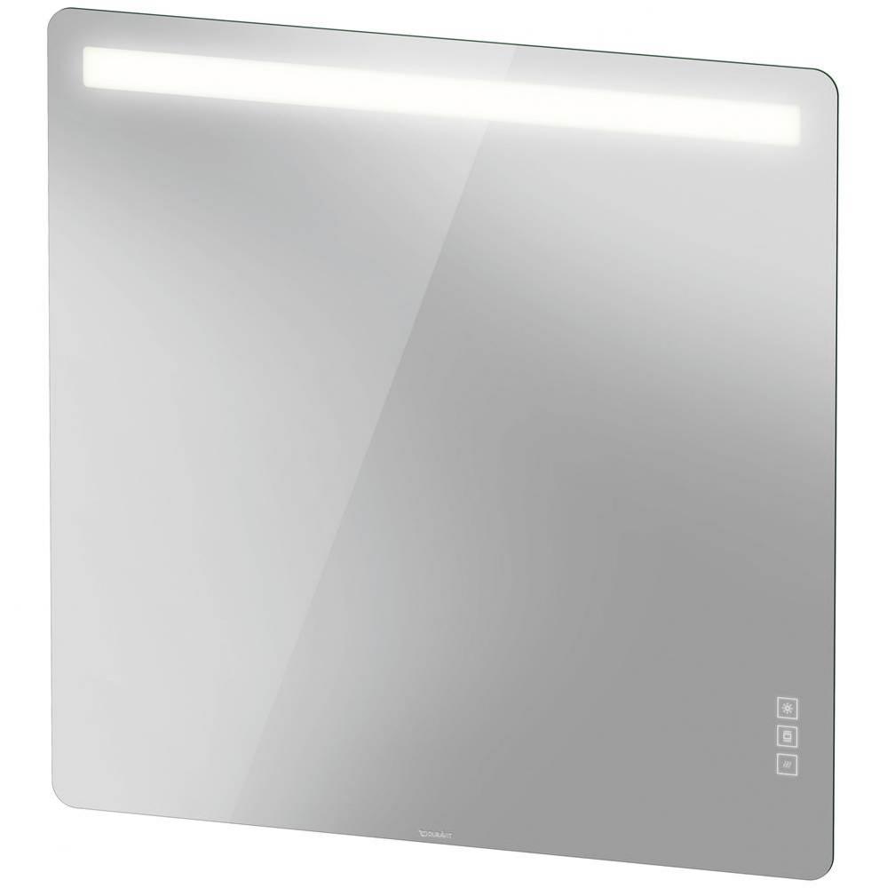 Duravit Luv Icons Control LED Mirror in Aluminum, 2700K - 6500K