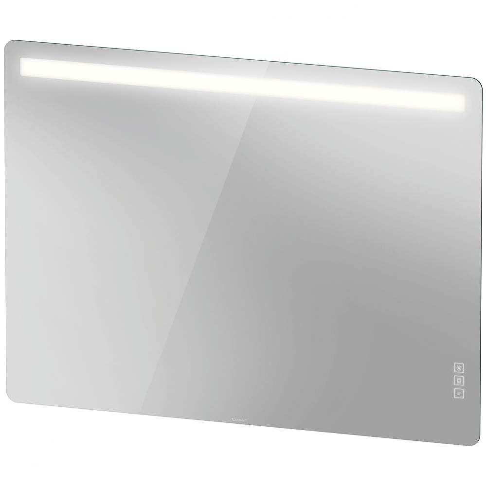 Duravit Luv Icons Control LED Mirror in Aluminum, 2700K - 6500K