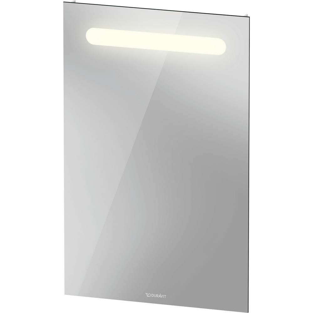 Duravit No.1 Switch Control LED Mirror in Aluminum, 4000K