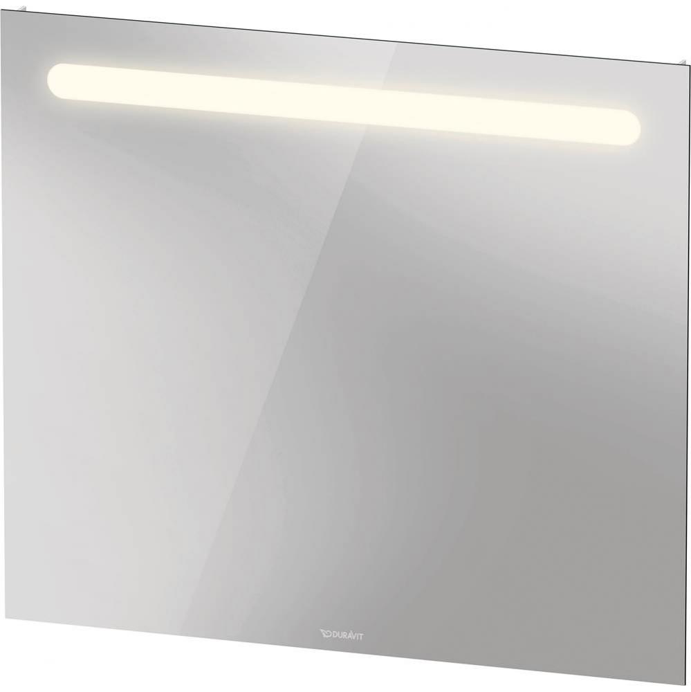 Duravit No.1 Switch Control LED Mirror in Aluminum, 4000K