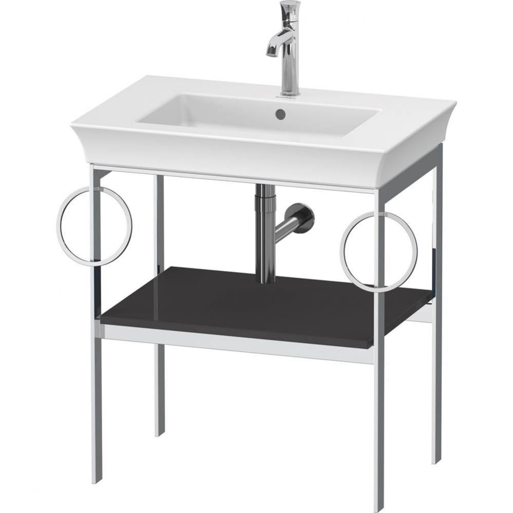 Duravit White Tulip 26 7/8'' x 17 3/4'' Console in High Gloss Graphite