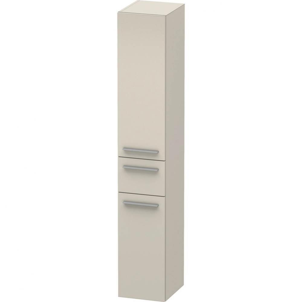 Duravit X-Large Tall Cabinet Taupe