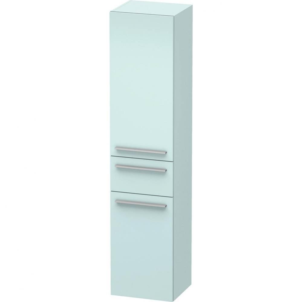 Duravit X-Large Tall Cabinet  Light Blue Matte