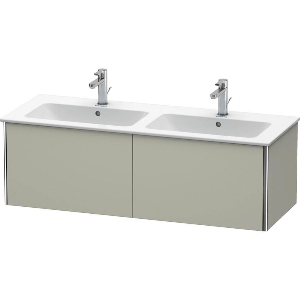 Duravit XSquare Two Drawer Wall-Mount Vanity Unit Taupe