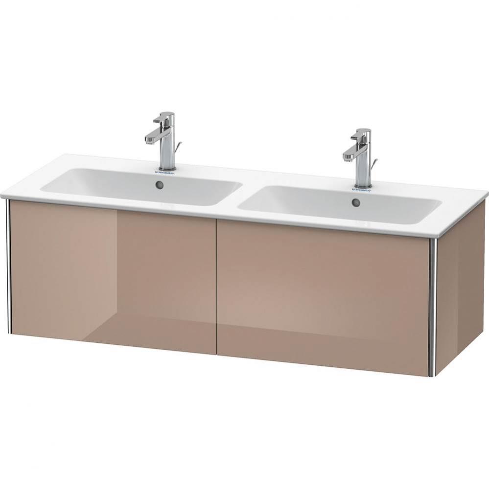 Duravit XSquare Two Drawer Wall-Mount Vanity Unit Cappuccino