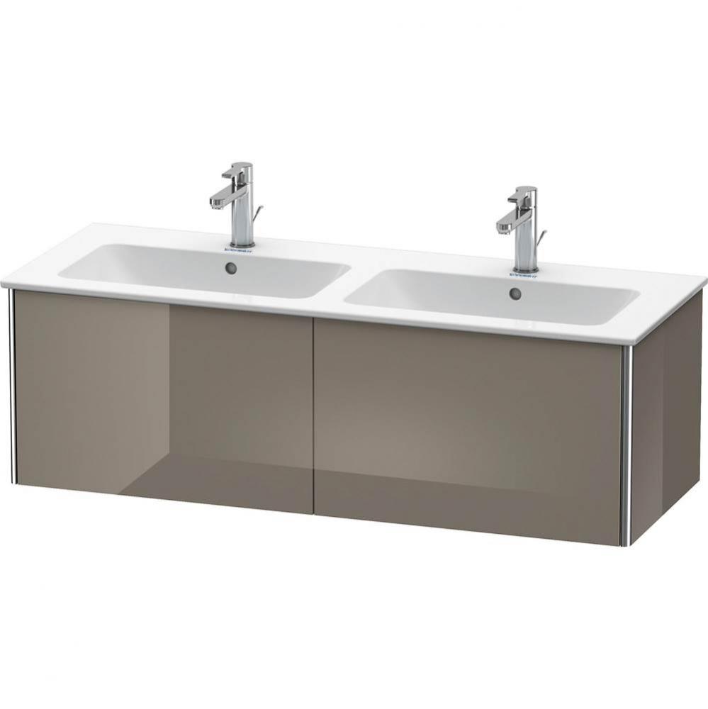 Duravit XSquare Two Drawer Wall-Mount Vanity Unit Flannel Gray