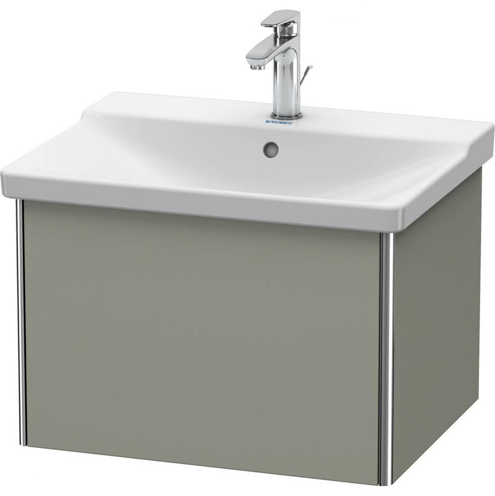 Duravit XSquare Vanity Unit Wall-Mounted  Stone Gray Satin Matte