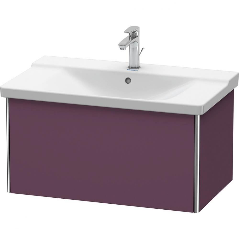 Duravit XSquare Vanity Unit Wall-Mounted  Aubergine Satin Matte