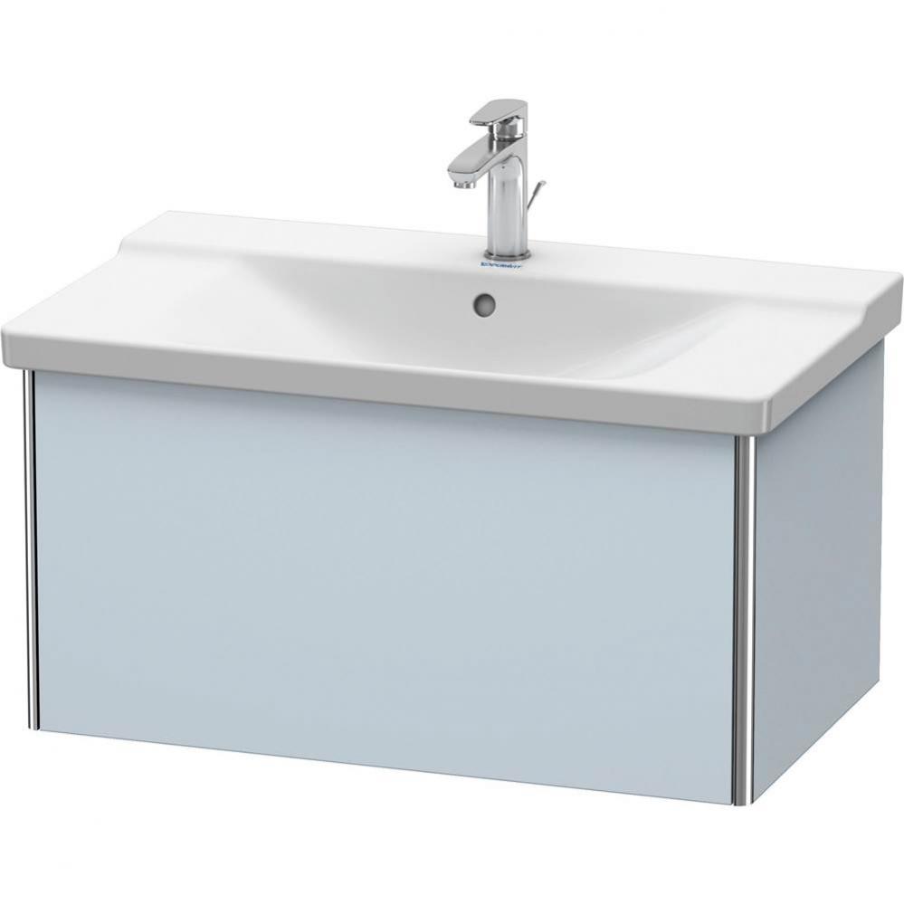 Duravit XSquare Vanity Unit Wall-Mounted  Light Blue Satin Matte