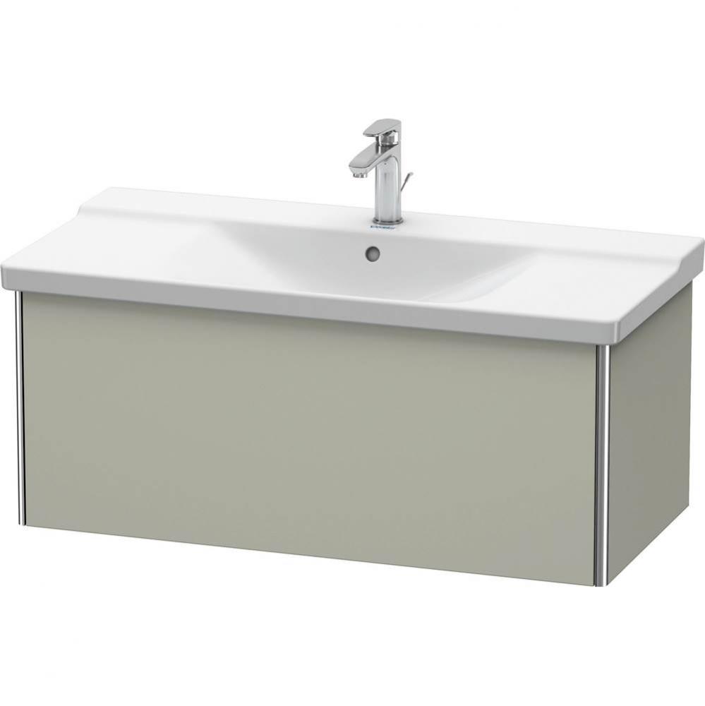 Duravit XSquare Vanity Unit Wall-Mounted  Taupe Satin Matte
