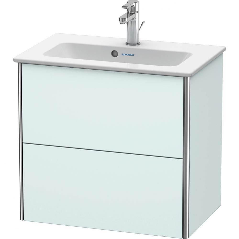 Duravit XSquare Vanity Unit Wall-Mounted  Light Blue Matte