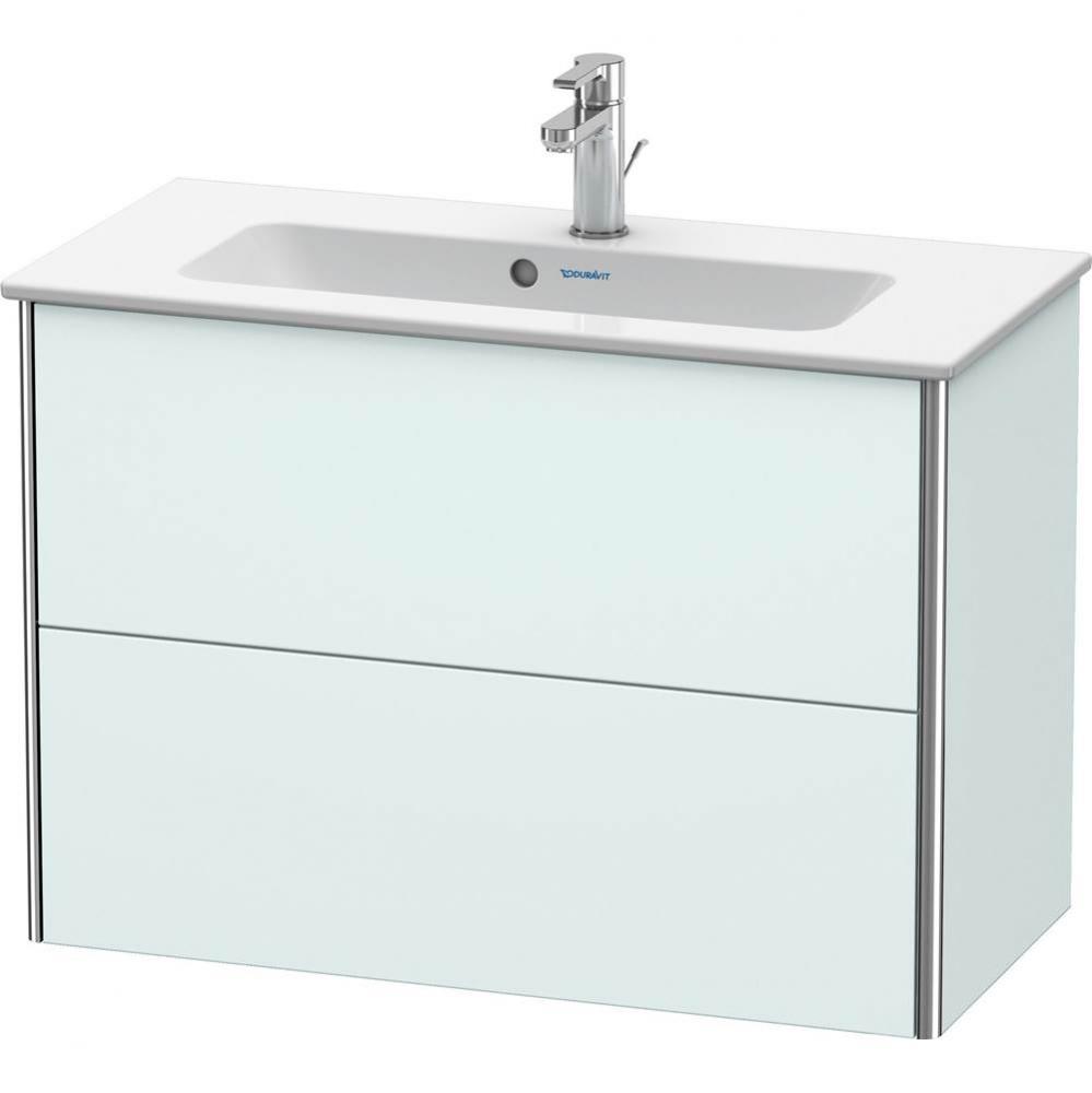 Duravit XSquare Vanity Unit Wall-Mounted  Light Blue Matte