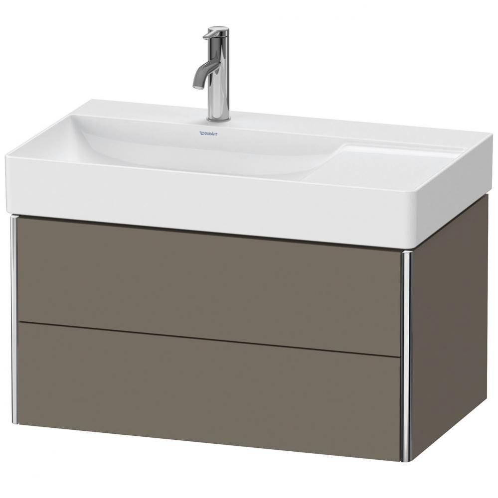 Duravit XSquare Vanity Unit Wall-Mounted  Flannel Gray Satin Matte