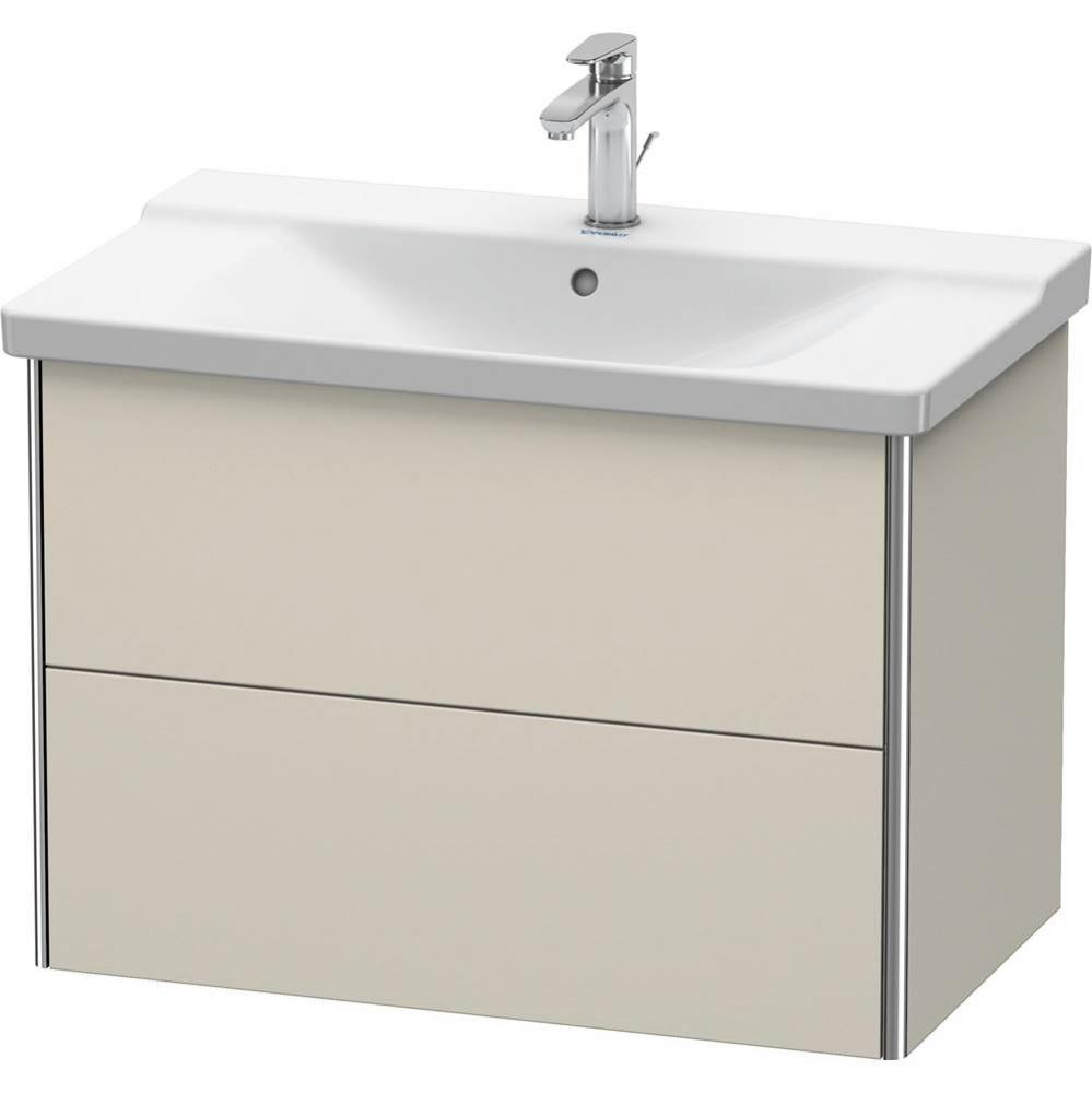 Duravit XSquare Vanity Unit Wall-Mounted  Taupe Matte