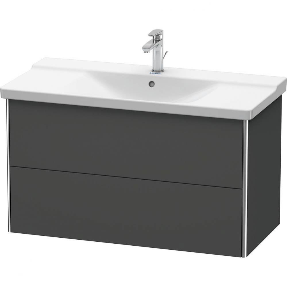 Duravit XSquare Vanity Unit Wall-Mounted  Graphite Matte