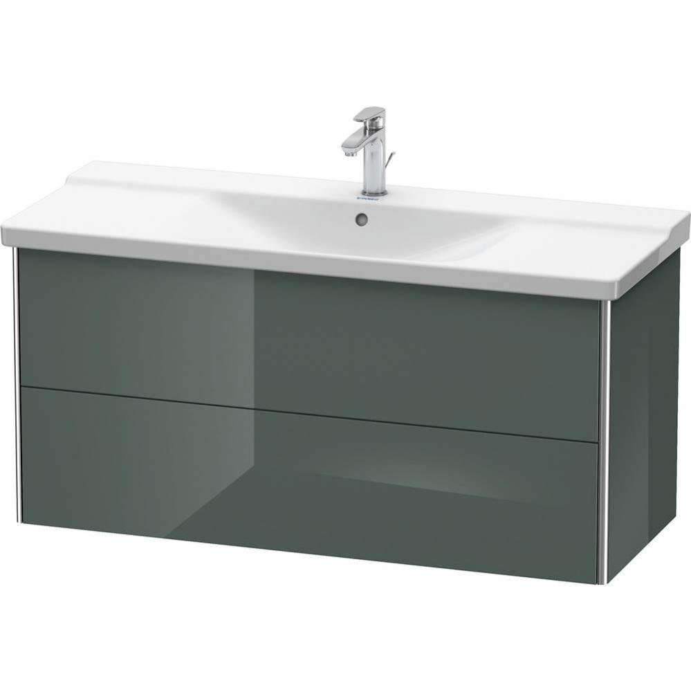 Duravit XSquare Vanity Unit Wall-Mounted  Dolomiti Gray High Gloss