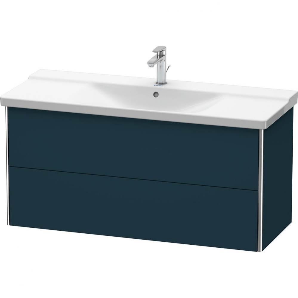 Duravit XSquare Vanity Unit Wall-Mounted  Night Blue Satin Matte