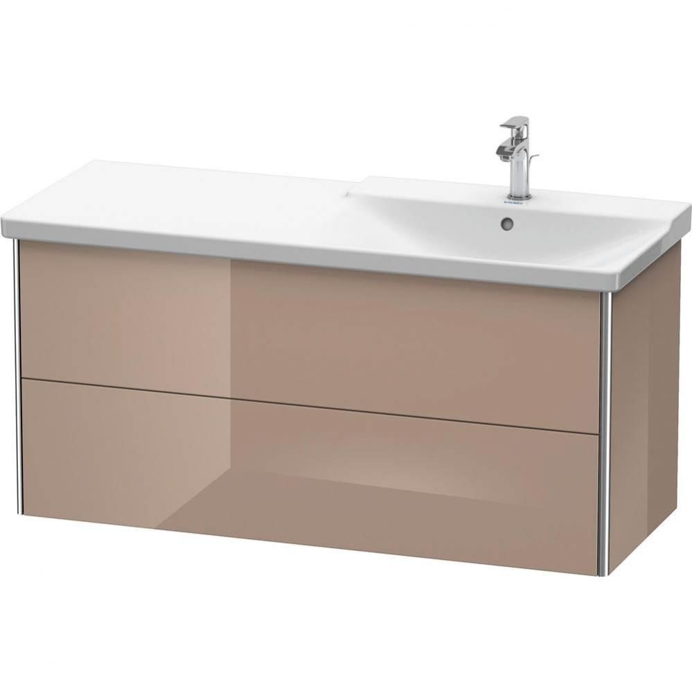 Duravit XSquare Vanity Unit Wall-Mounted  Cappuccino High Gloss