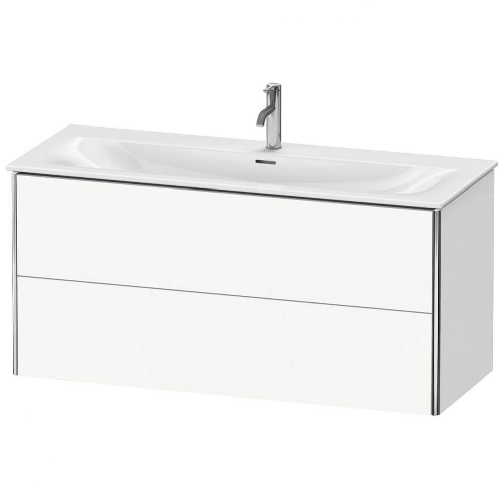 Duravit XSquare Two Drawer Wall-Mount Vanity Unit White