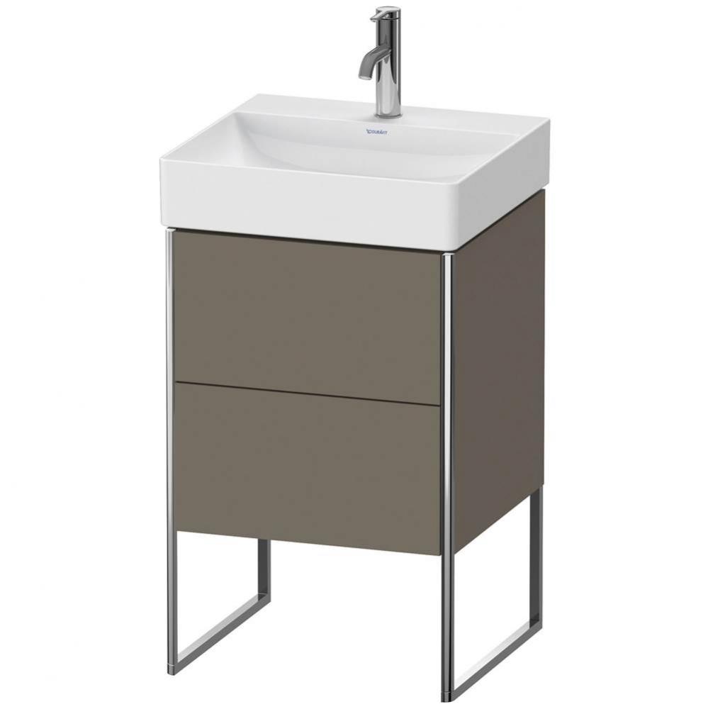 Duravit XSquare Floor Standing Vanity Unit  Flannel Gray Satin Matte