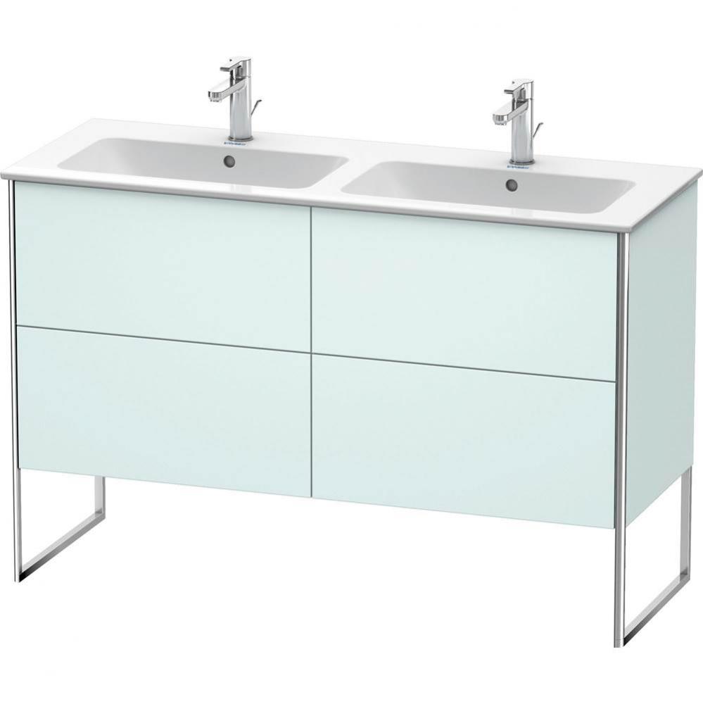 Duravit XSquare Floor Standing Vanity Unit  Light Blue Matte