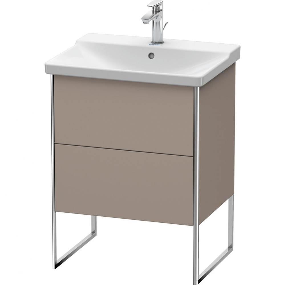 Duravit XSquare Floor Standing Vanity Unit  Basalt Matte