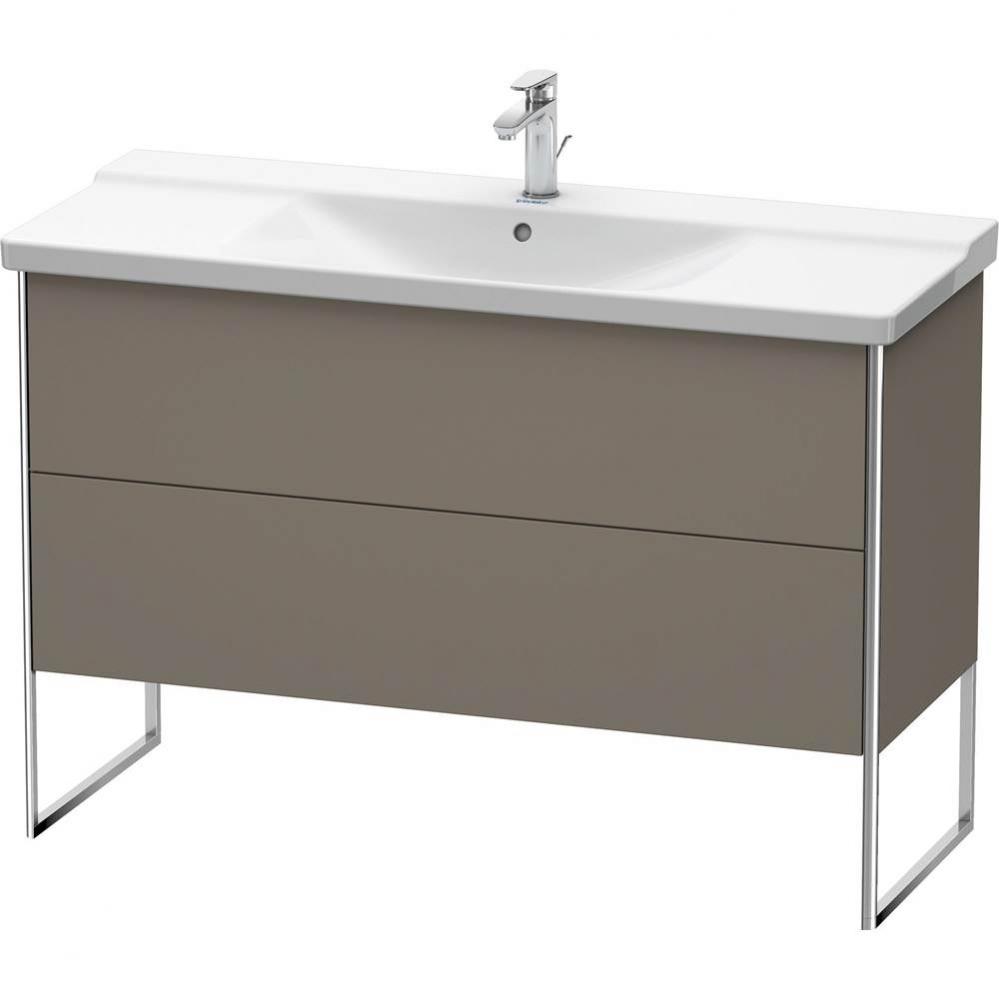 Duravit XSquare Floor Standing Vanity Unit  Flannel Gray Satin Matte