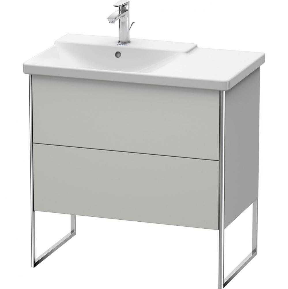 Duravit XSquare Floor Standing Vanity Unit  Concrete Gray Matte