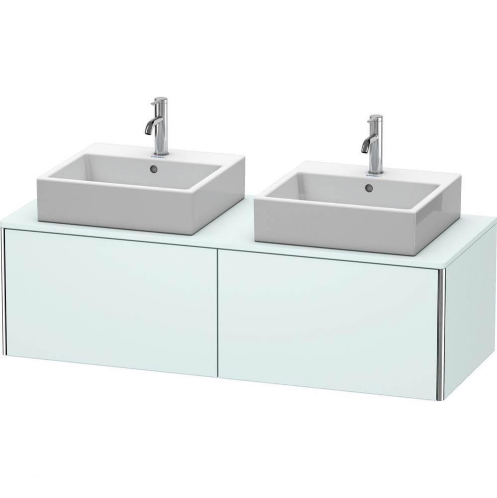 Duravit XSquare Vanity Unit for Console  Light Blue Matte