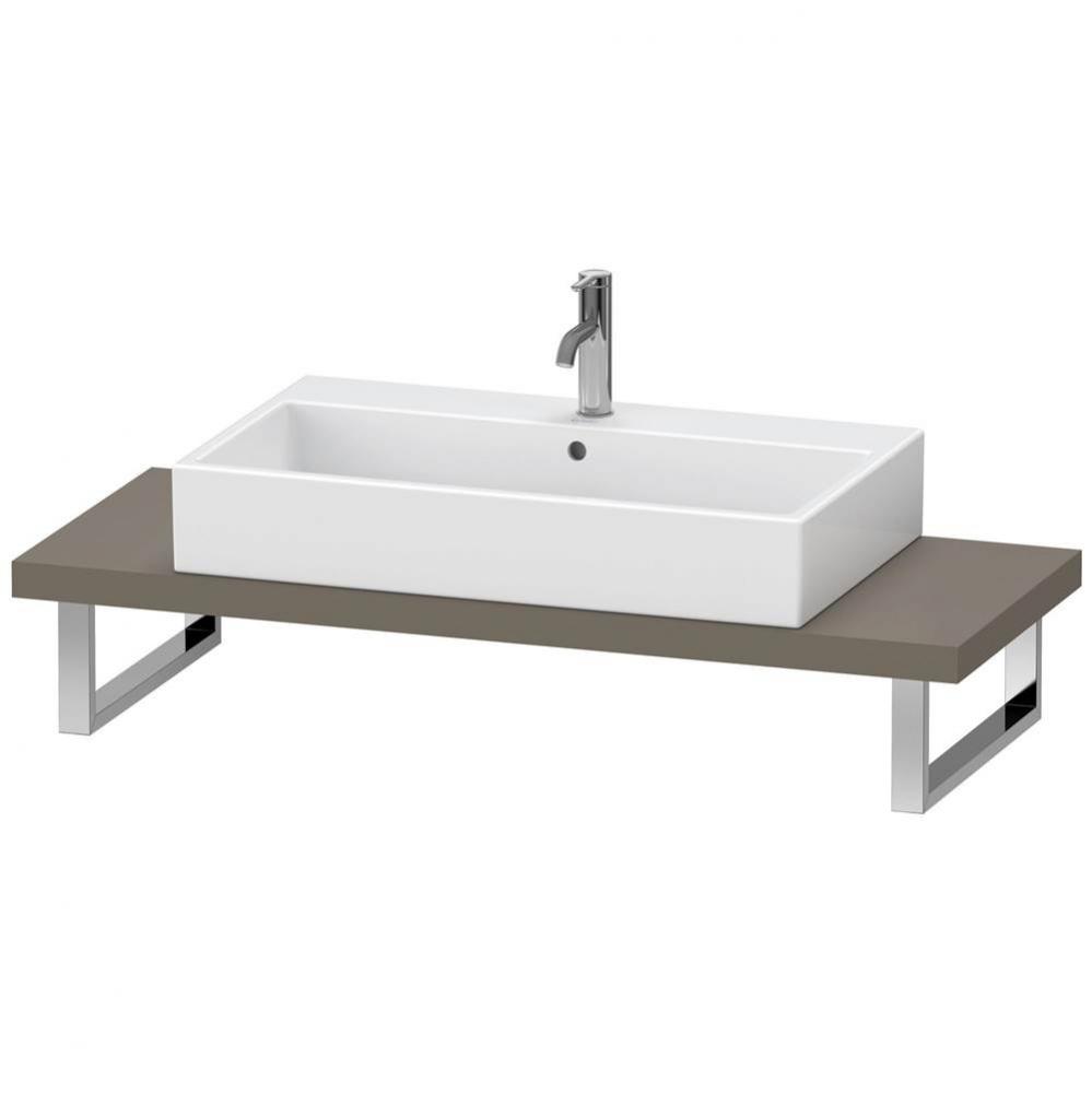 Duravit XViu Console  Flannel Gray Satin Matte