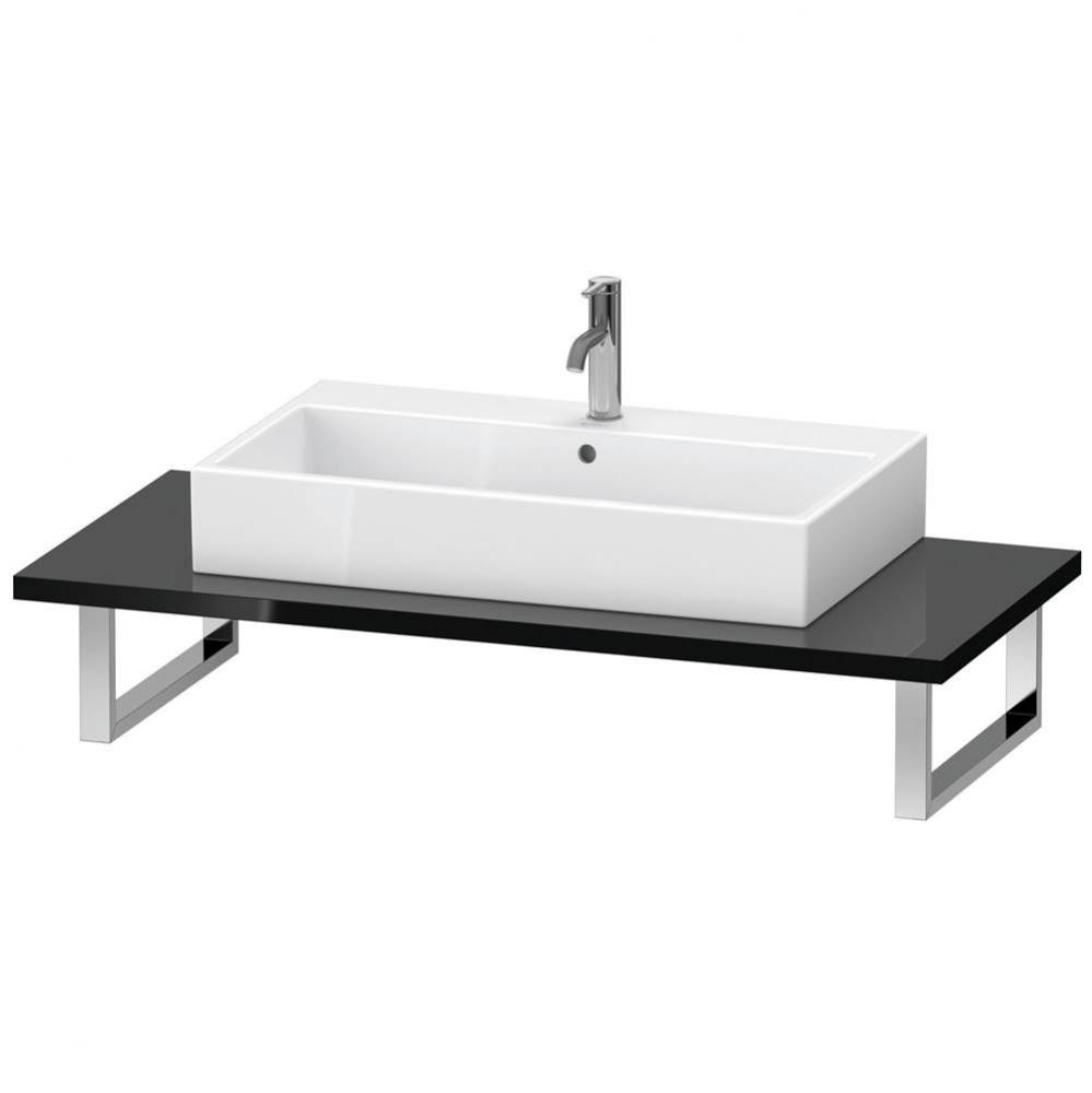Duravit XViu Console  Black High Gloss