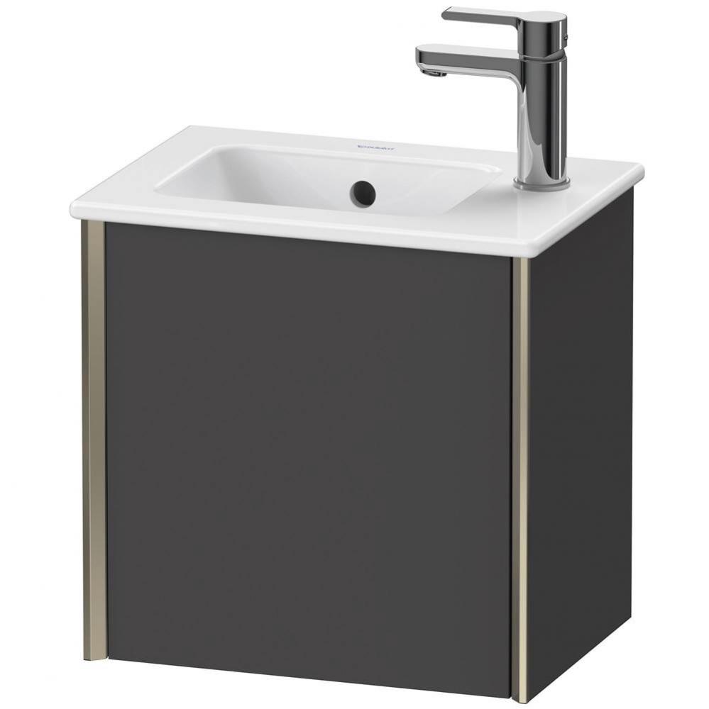 Duravit XViu One Door Wall-Mount Vanity Unit Graphite