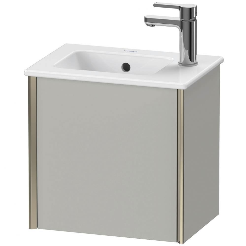 Duravit XViu One Door Wall-Mount Vanity Unit Concrete Gray