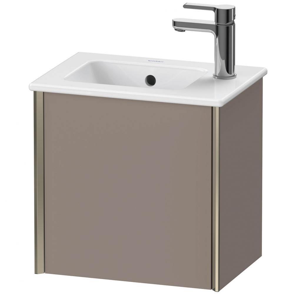 Duravit XViu One Door Wall-Mount Vanity Unit Basalt