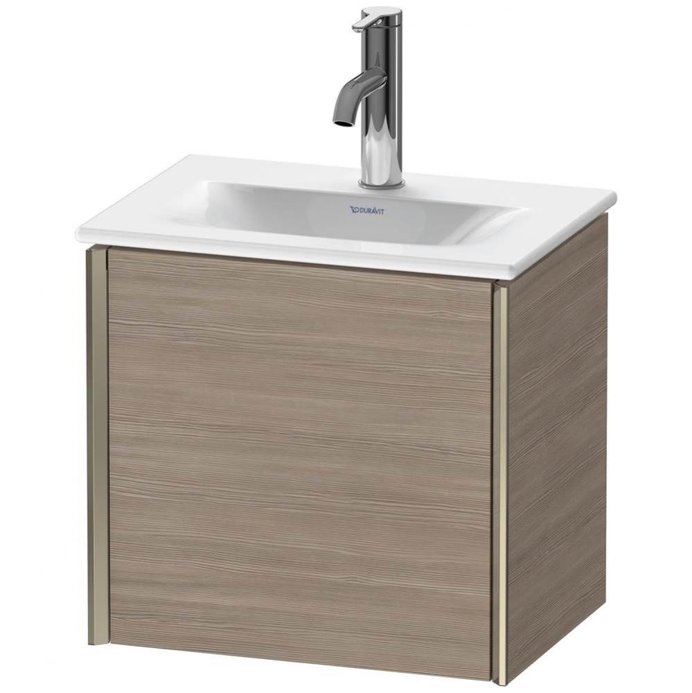 Duravit XViu One Door Wall-Mount Vanity Unit Silver Pine