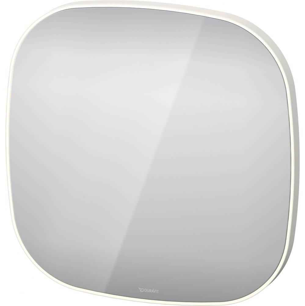 Duravit Zencha Sensor Control LED Mirror in Aluminum, 2700K - 6500K
