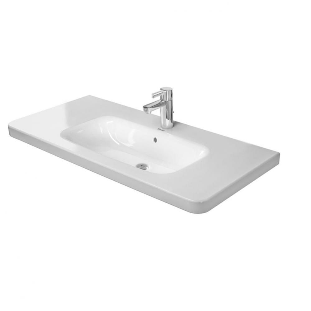 Furniture basin 100cm DuraStyle white, with OF, without