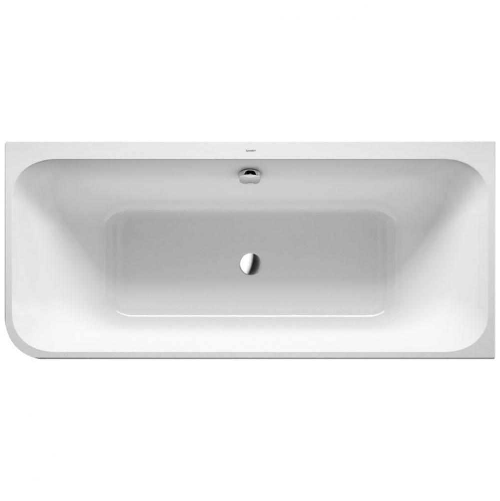 Bathtub Happy D.2 70 7/8''x31 1/2'' white - with integrated panel, corner