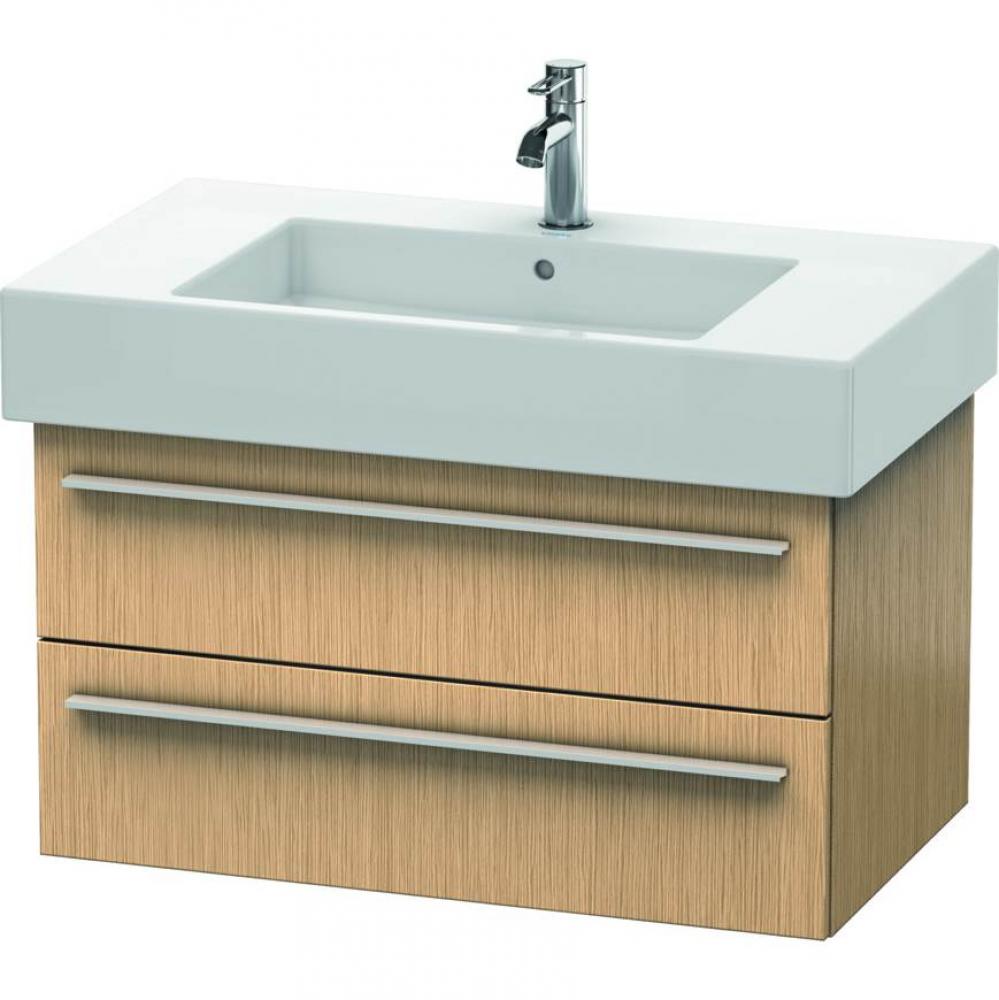 Duravit X-Large Wall-Mount Vanity Unit Brushed Oak