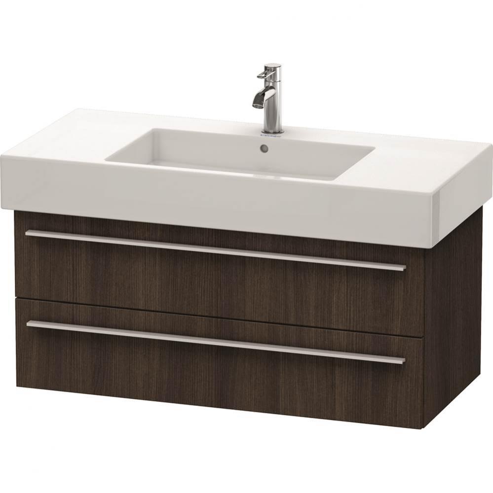 Duravit X-Large Wall-Mount Vanity Unit Chestnut Dark