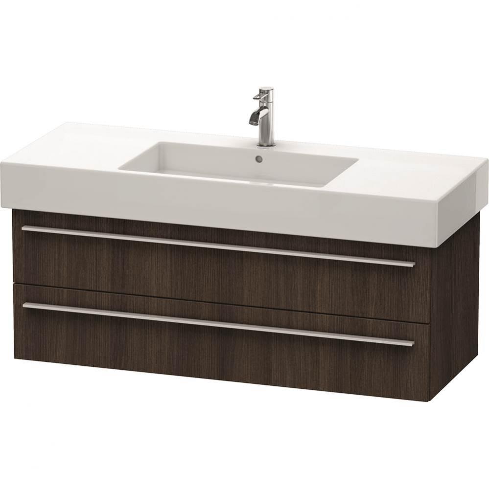 Duravit X-Large Wall-Mount Vanity Unit Chestnut Dark