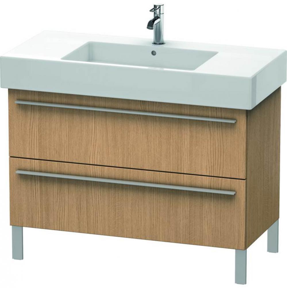 Duravit X-Large Two Drawer Floorstanding Vanity Unit European Oak