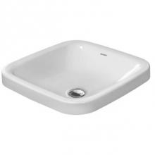 Duravit 0372430000 - Vanity basin 43 cm DuraStyle white countertop, w/o OF, w/o
