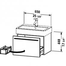 Duravit XL604208989 - Duravit X-Large Wall-Mount Vanity Unit Flannel Gray