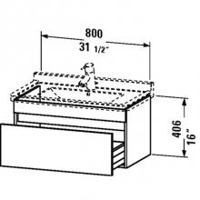 Duravit DS638801418 - DS Vanity unit No.030480 Terrra - 16''x31 1/2''x18 1/2''