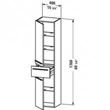 Duravit XL1131L4343 - Duravit X-Large Tall Cabinet Basalt