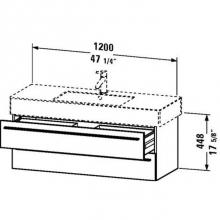 Duravit XL635405151 - Duravit X-Large Vanity Unit Wall-Mounted  Pine Terra