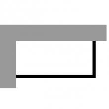Duravit DN899804949 - DN furn panel 1790x770mm Graphite