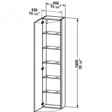 Duravit DS1228R1443 - DuraStyle tall cabinet - 70 7/8''x15 3/4''x9 1/2'',